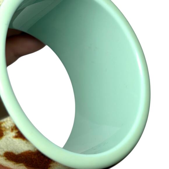 Dior Leopard-Print Cuff Bracelet - Picture 9 of 12